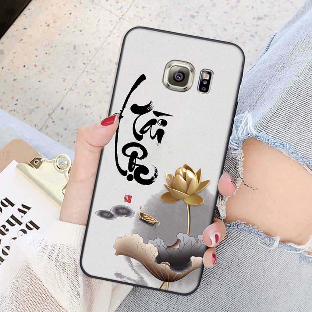 Ốp lưng Samsung Galaxy S6 / S6 EDGE / S6 EDGE PLUS in hình chữ tài chữ lộc, Cha Mẹ, bình an SIÊU ĐẸP