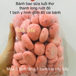 85 cái bánh bao sữa thanh long ruột đỏ