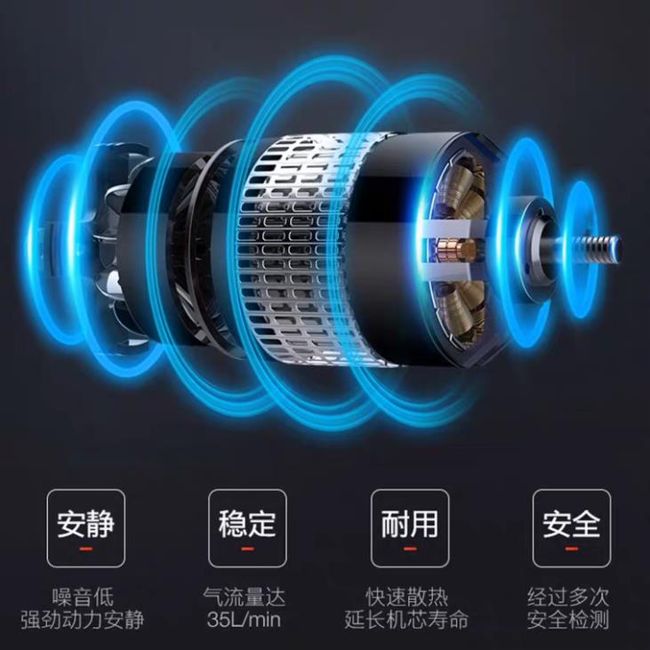 Máy mini hút bụi cầm tay máy hút bụi ôto nhiều đầu hút tháo lắp tiện dụng,