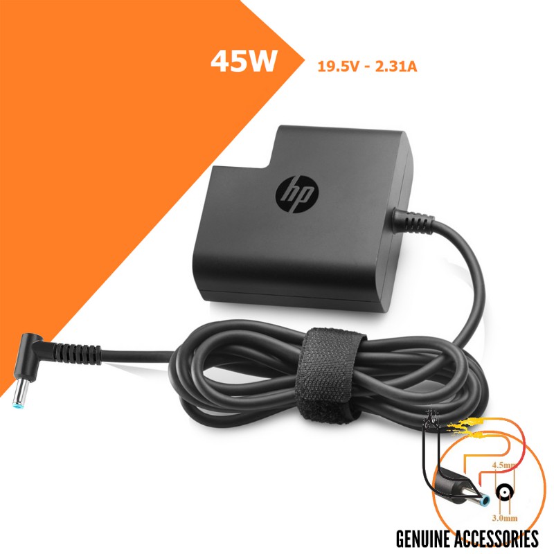 BỘ SẠC LAPTOP HP 19.5V - 2.31A (ĐẦU KIM NHỎ) - ADAPTER LAPTOP HP 19.5V - 2.31A