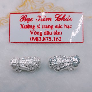 Charm nghê bạc mix vòng