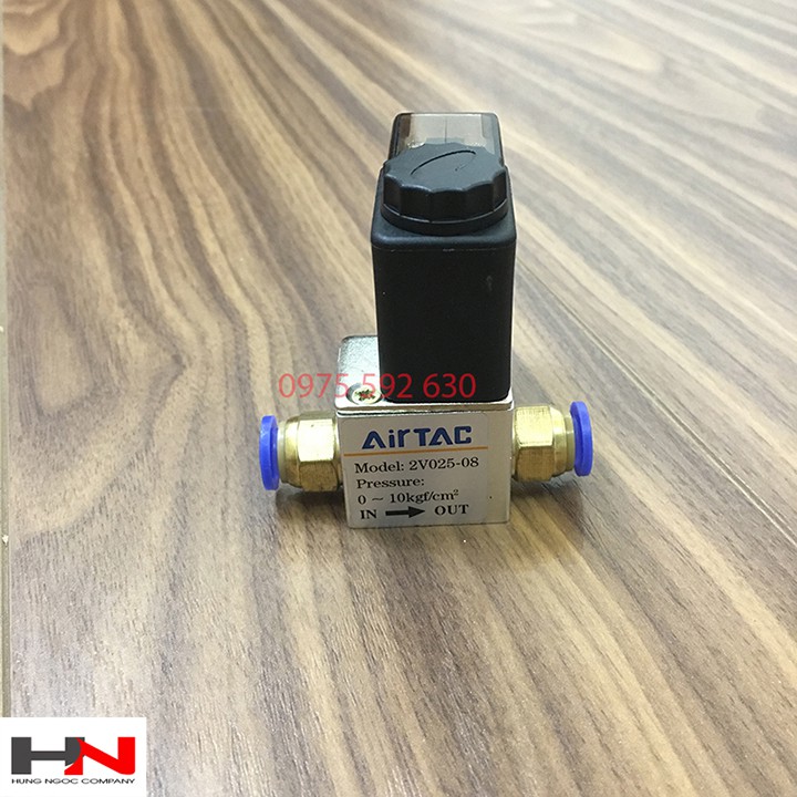 Bộ van đóng mở khí nén 2v025 dòng điện 12v, 110v, 24v, 220v