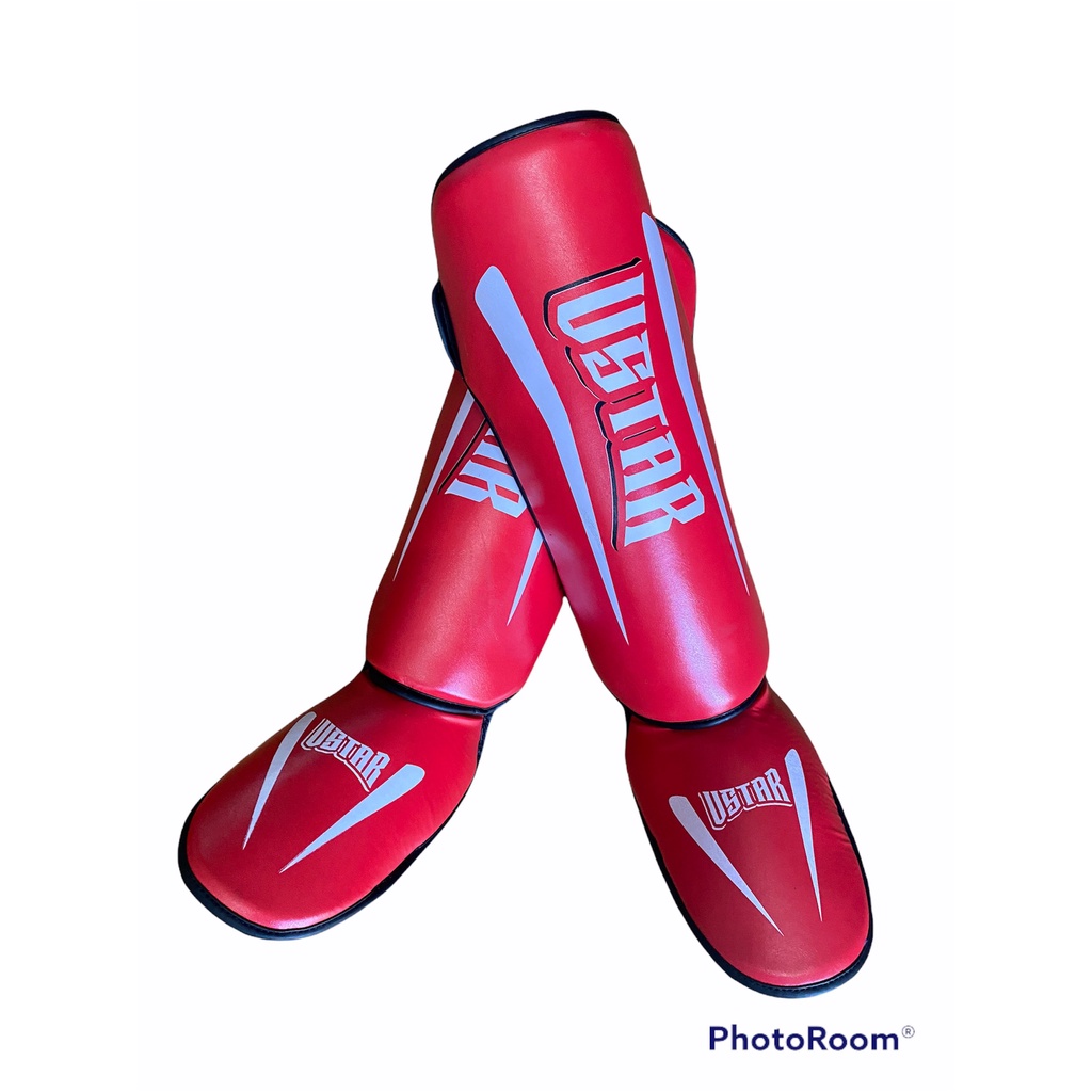 Giáp Chân bảo hộ chân ống chân MU bàn chân boxing cao cấp VStar có giá sỉ tốt cho phòng võ và HLV giáp có nhiều màu Size