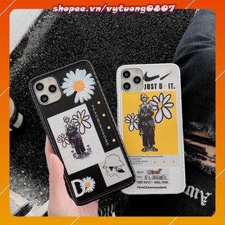 Hàng cao cấp! ốp iphone imd trơn mịn gd hoa cúc hot trend