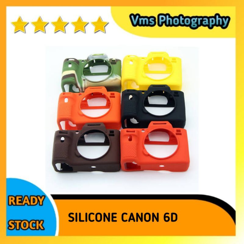 Silicone Vỏ Silicon Bảo Vệ Cho Máy Ảnh Canon 6d - Canon 6d Sự Bảo Vệ