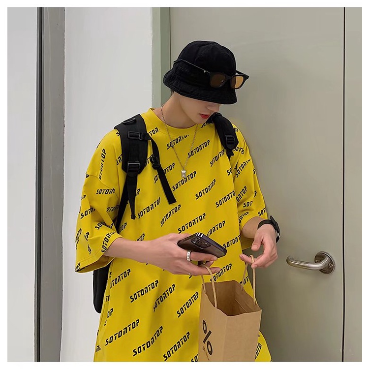 Áo Thun Nam Tay Ngắn In Hình Toàn Bộ Hồng Kông Thời Trang Mùa Hè Siêu Hot