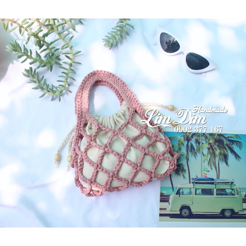 PK túi: Túi vải canvas có dây rút