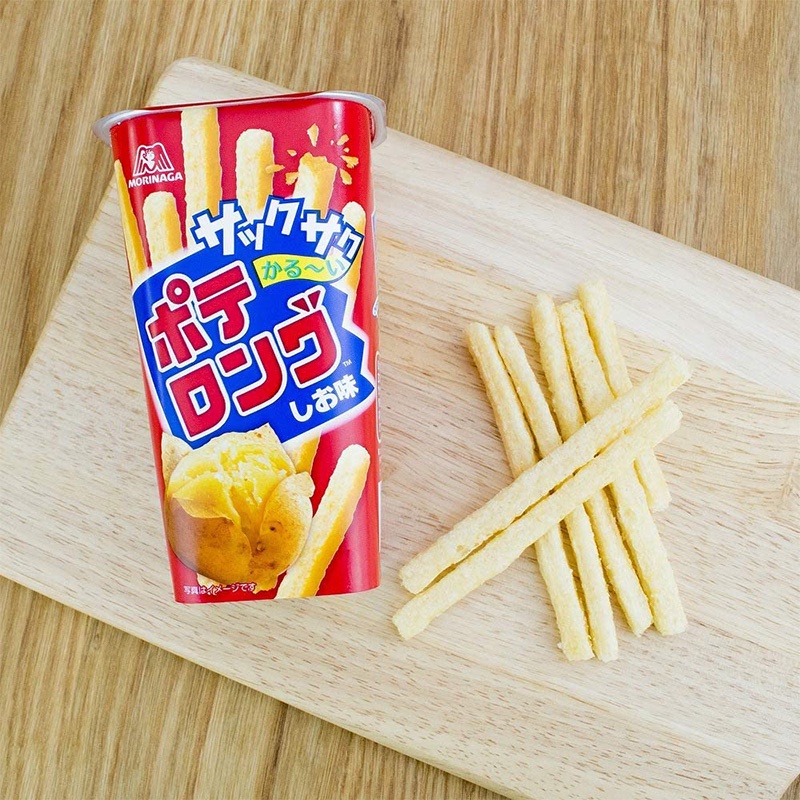 Snack khoai tây que không chiên Morinaga 45g - Hachi Hachi Japan Shop