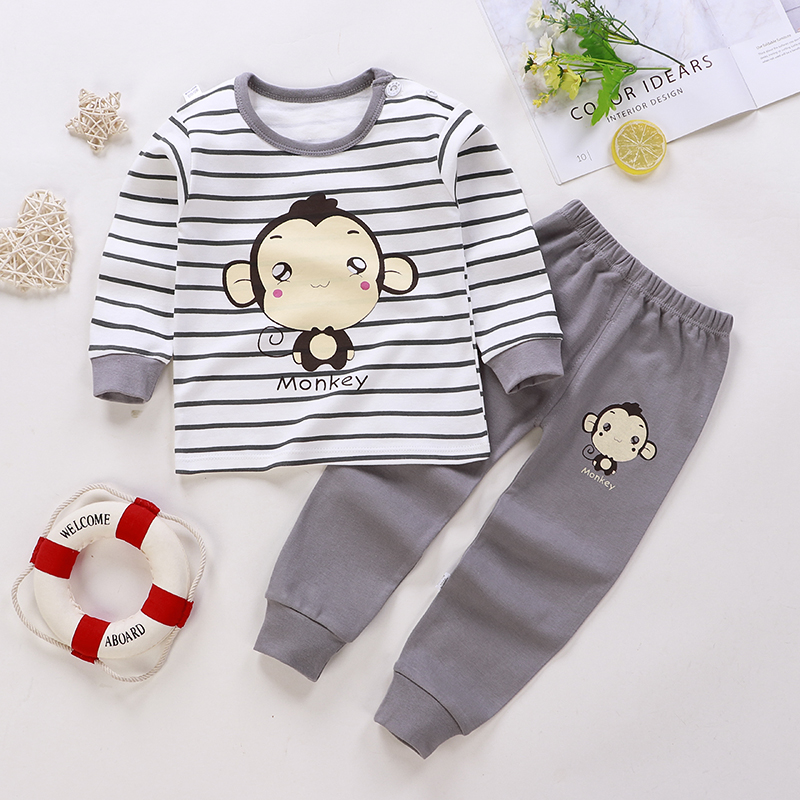 Bộ Đồ Ngủ Pijama Dài Tay 2 Món Cho Bé