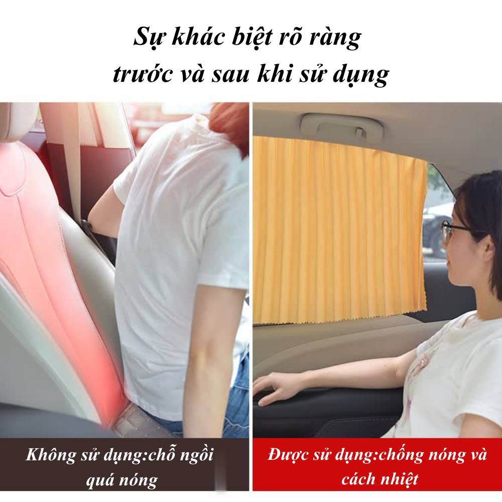 Rèm chống nắng o tô , rèm che nắng cửa xe hơi gắn nam châm tiện lợi ATILA SHOP