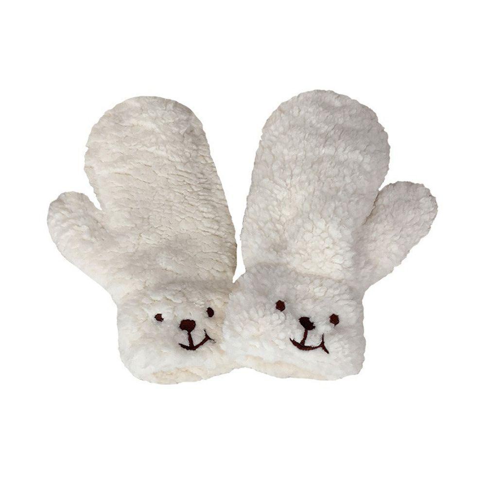 MXGOODS Găng Tay Mùa Đông Dày Dặn Ấm Áp Chống Gió Hở Ngón Cho Nữ