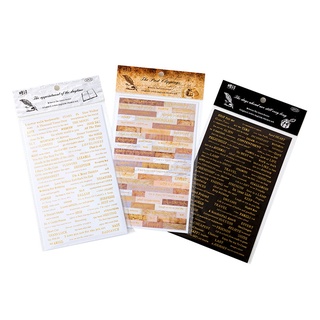 Set sticker quote làm bullet journal, scrapbook, binder index
