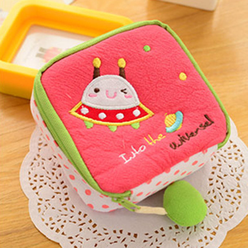 Túi Đựng Băng Vệ Sinh Đa Năng Tiện Dụng In Họa Tiết Hoạt Hình Xinh Xắn