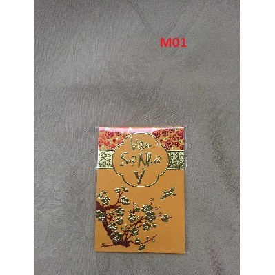 Set 6 Bao Lì Xì Tết 2022 túi cổ ngắn