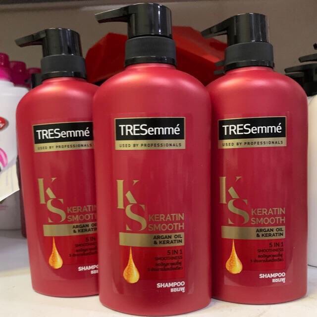 Combo Dầu Gội Dầu Xả Tresemme KERATIN SMOOTH 450ml