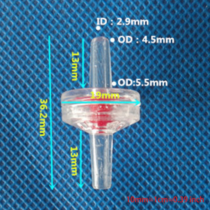 Ống Nhựa Kiểm Tra Nhiên Liệu Một Chiều 3 / 4 / 7mm