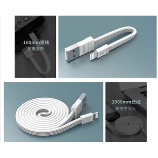 Bộ 2 cáp sạc Remax RC-062i 1m và 16cm