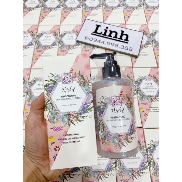 Sữa rửa mặt Bác sĩ Kim KimsohyungFull Boncho Pink Brightening Cleanser - Kimsohyung chính hãng