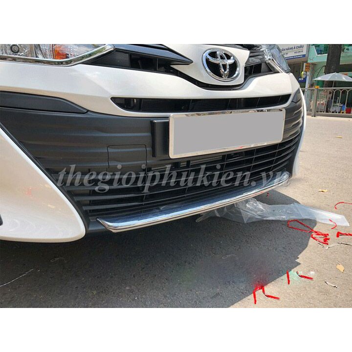 Ốp cản trước Toyota Vios 2019 -2022 mạ Crom( hàng cao cấp)