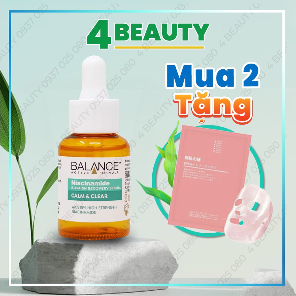 Serum Balance Niacinamide 15% Blemish Recovery ngừa mụn mờ thâm - 30ml