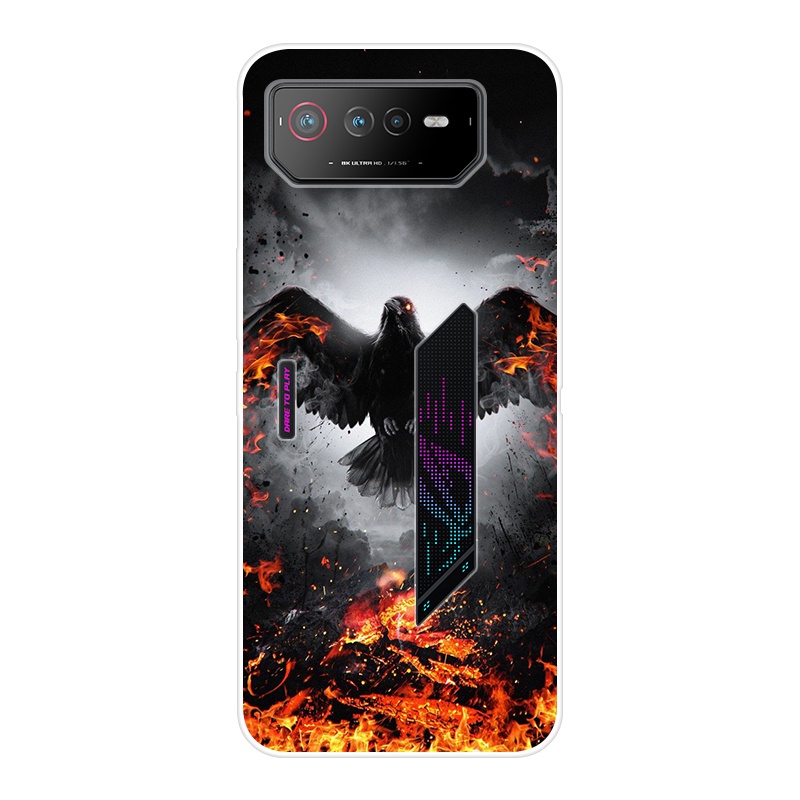 Ốp Điện Thoại TPU Dẻo Họa Tiết Hoạt Hình Dễ Thương Cho Asus Rog Phone 6 Asus Rog Phone6