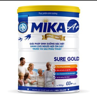 Sữa bột mika sure gold hộp 900g