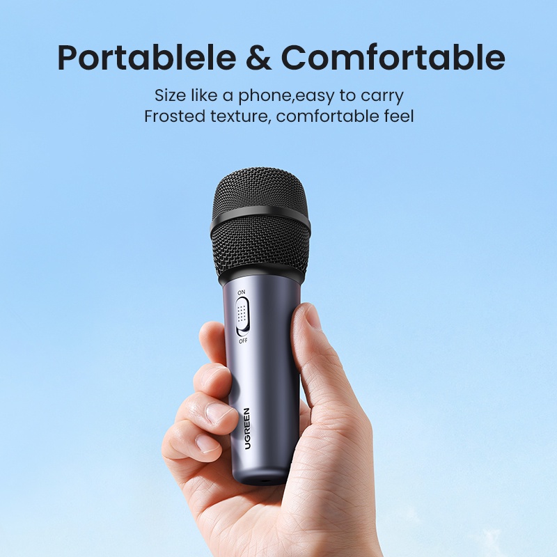 Micro UGREEN Dây Cáp Âm Thanh 3.5mm Cho PC / Điện Thoại Karaoke