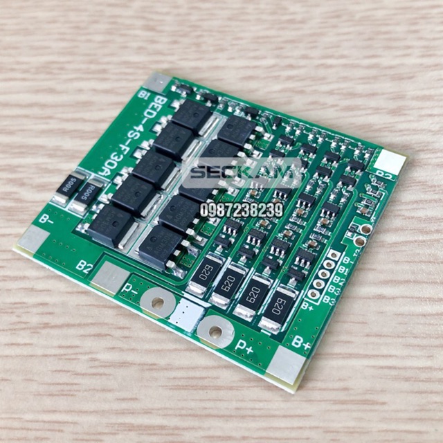 BMS LifePO4 4S 30A - Mạch sạc bảo vệ pin sắt 4S 30A có cân bằng