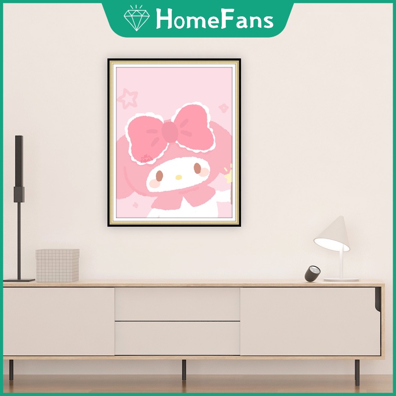 Bộ Tranh Đính Đá 5D Tự Làm Trang Trí Nhà Cửa 30x40cm / 40x50cm