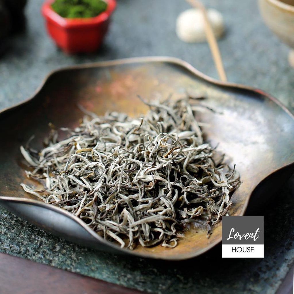 Trà Shan Tuyết Phổ Nhĩ hộp thiết 50g - trà biếu cao cấp sâu vị, ngọt thuần hậu, đặc sản Hà Giang Việt Nam