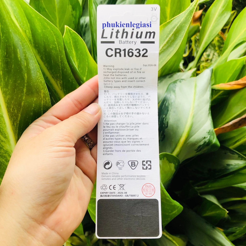 Viên pin CR1632 Lithium Battery 3V hàng OEM