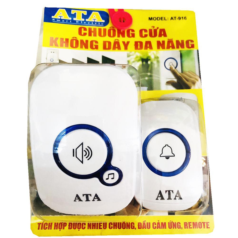 Chuông cửa không dây cao cấp đa năng ATA AT-916