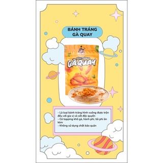 _ABI SNACK_ BÁNH TRÁNG ABI VỊ GÀ QUAY COMBO MẶN ABI