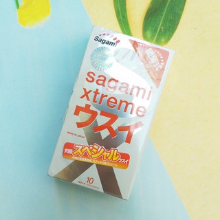 [ GIÁ SỈ ] - Bao cao su Sagami Xtreme Super Thin, siêu mỏng, co giãn, ôm khít - Hộp 10 cái