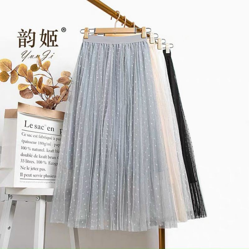 Chân váy xếp ly 3 lớp