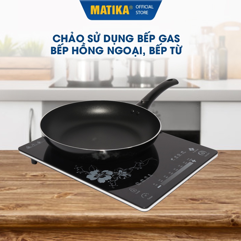 [Mã BMBAU50 giảm 10% đơn 99k] Chảo chống dính MATIKA size 30 cm MTK-0130