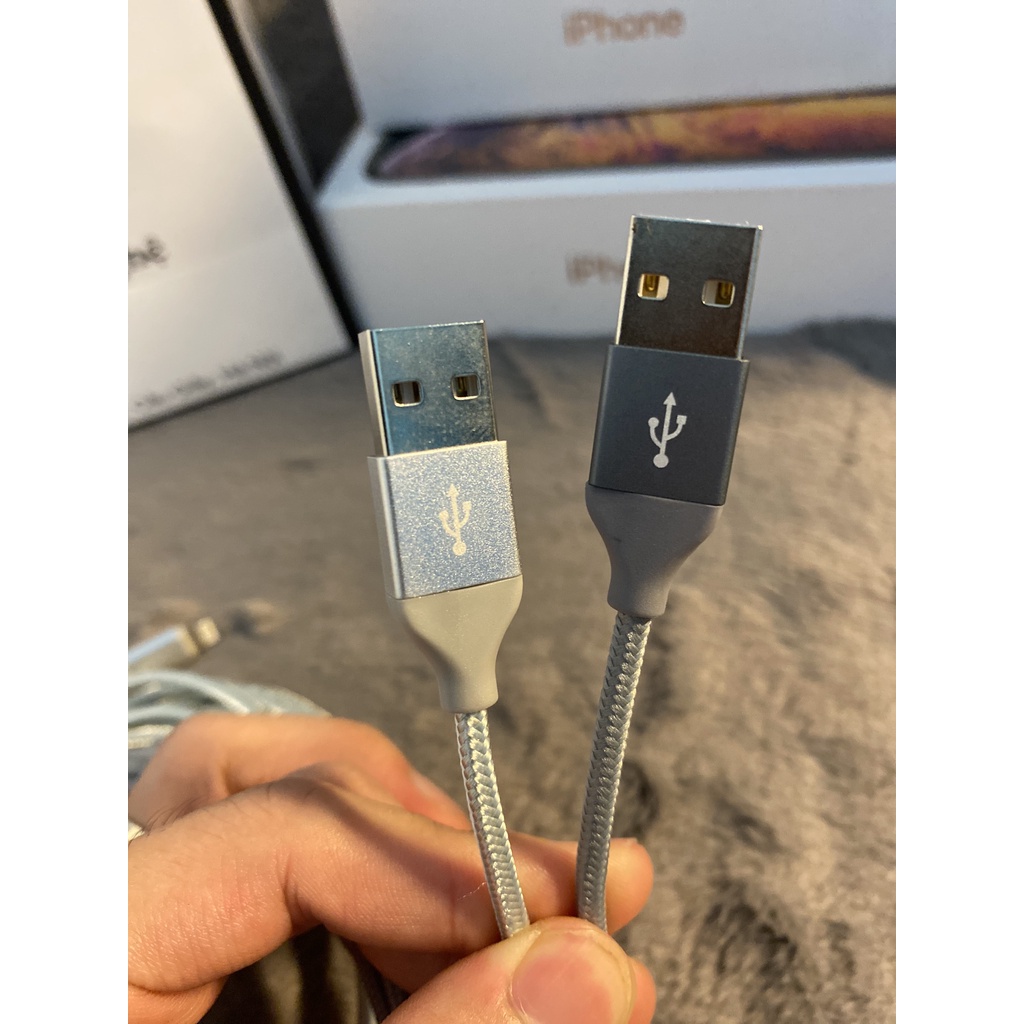 Dây Cáp Sạc IPDây Dù dài 2m và 3m Siêu Bền