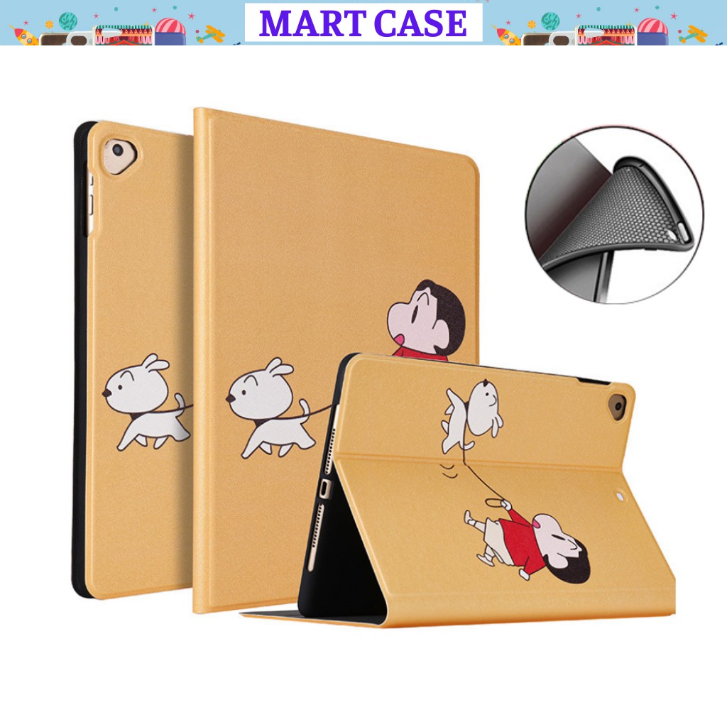 Bao da ipad Silicon hình Cún cute đẹp chất ốp ipad Pro 9.7/10.5/Air 3/10.2 gen 7/8...MART CASE