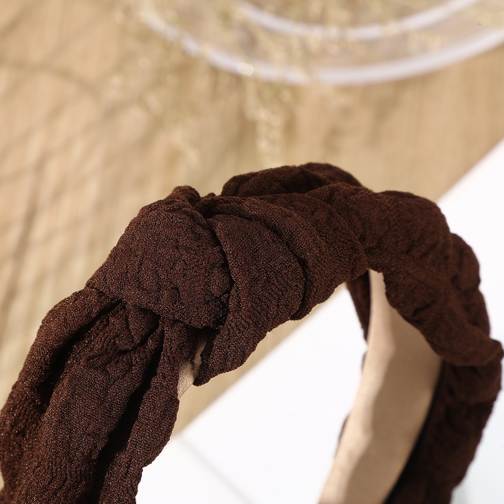 Cài tóc Haimeikang thiết kế kiểu thắt nút bản rộng phong cách Hàn Quốc xinh xắn cho nữ