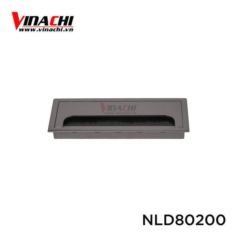 Nắp Luồn Dây Điện Chữ Nhật Nhựa - Nắp Luồn Dây Điện Chữ Nhật Nhựa tạo lỗ luồn dây điện qua mặt bàn dùng cho bàn làm việc