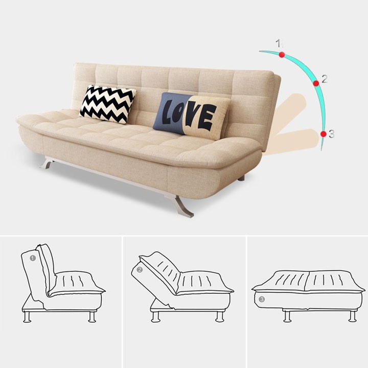Ghế Sofa Giường Bật Nhập Khẩu HHP-SFGB301-V3 Cao Cấp