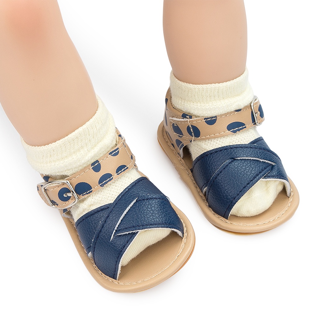 Xăng đan Da PU Mềm Mại Thoáng Khí Dành Cho Bé Trai Và Bé Gái Tập Đi