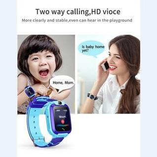 Đồng Hồ Thông Minh Định Vị Trẻ Em Q12, Đồng Hồ Giám Sát, Gọi Điện, Video Call, Chống Nước Ip67, Bảo Hành 12 Tháng