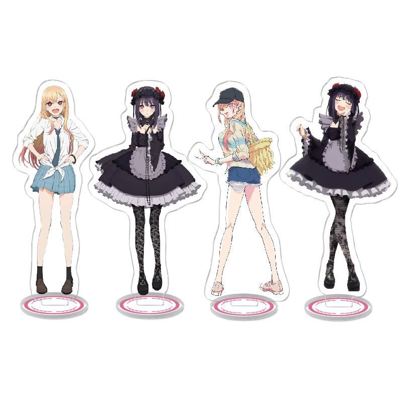 Standee My Dress-Up Darling Nàng Nổi Loạn x Chàng Thợ May tượng acrylic anime mica chibi trang trí trưng bày mô hình