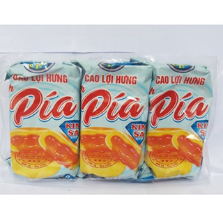 Lốc 3 gói bánh pía kim sa cao lợi hưng 160g - 077