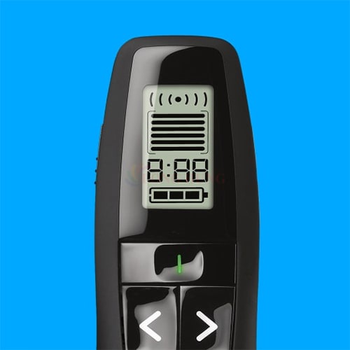 Bút trình chiếu Logitech R800 Laser Presentation Remote - Hàng chính hãng - Thiết bị không dây 2.4GHz, màn hình LCD