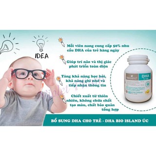 DHA bioisland 60 viên cho bé