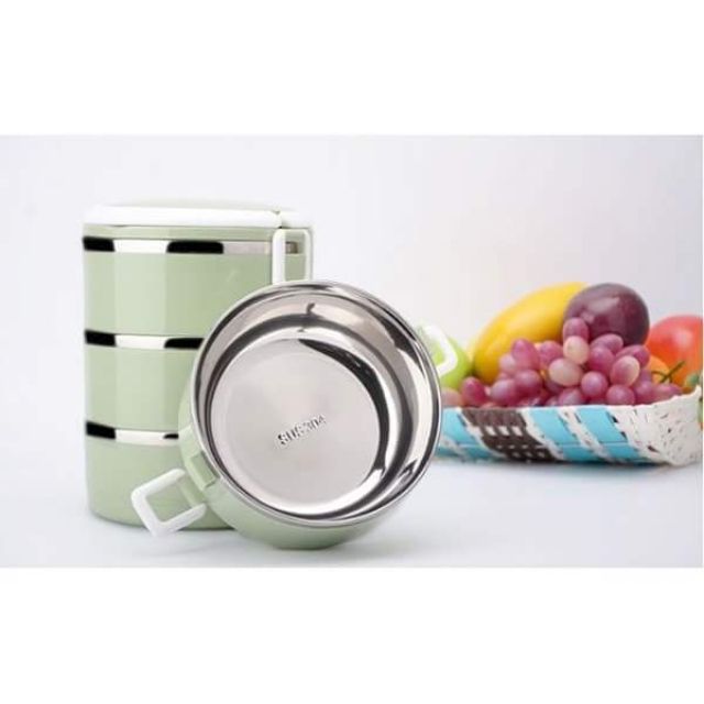 Cặp lồng giữ nhiệt lúa mạnh 4 tầng