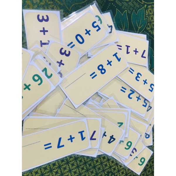 Bảng cộng/ trừ lớp 1 hoặc lớp 2