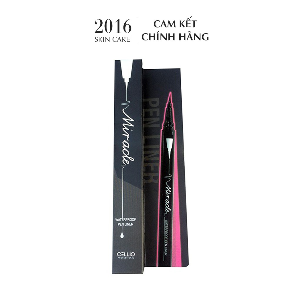 Dạ Kẻ mắt CELLIO MIRACLE WATERPROOF EYELINER - 2016 Skincare